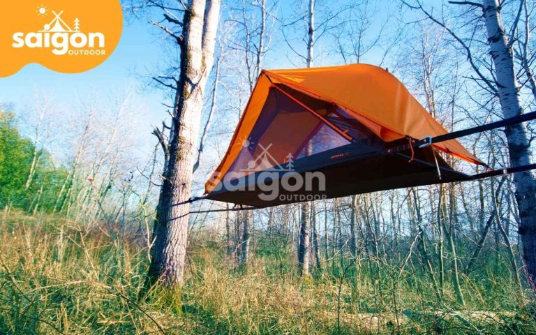 Cách lắp lều cắm trại võng