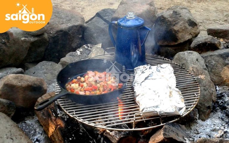 đi cắm trại mang theo gì? đồ ăn nướng uống