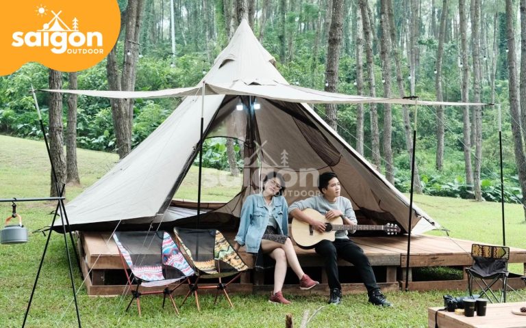 đi cắm trại glamping cần mang theo gì