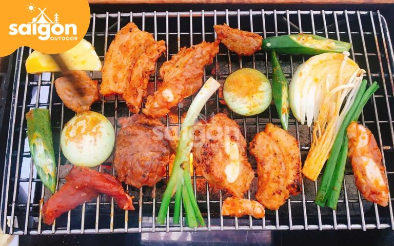 món nầm nướng trong các bữa tiệc outdoor