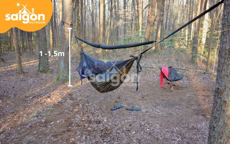 Chiều cao của dây đai khi mắc