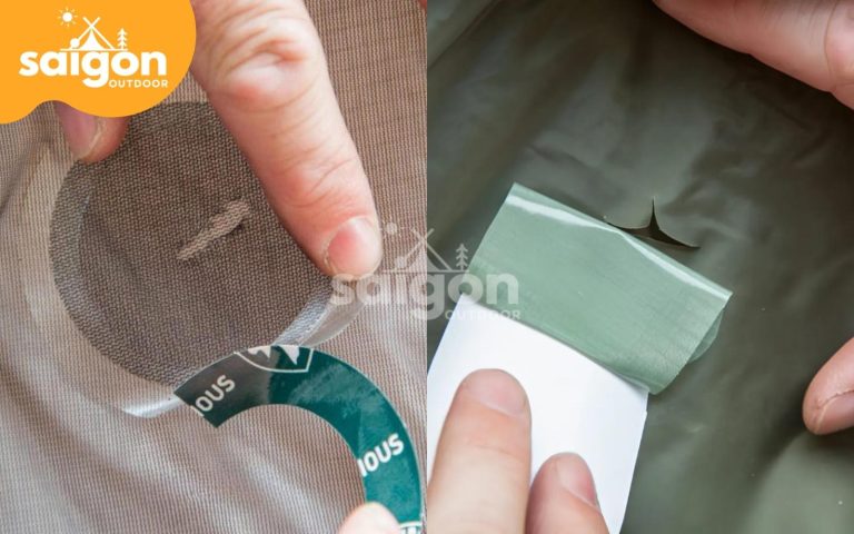 cách sửa lều camping khi bị rách