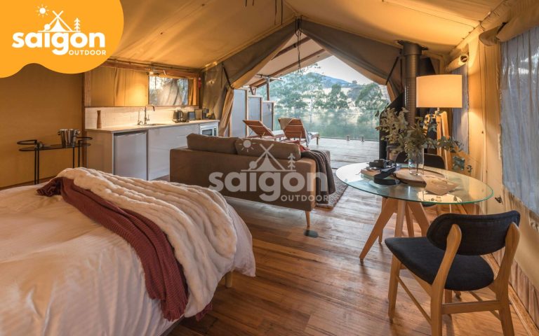 mô hình cắm trại hiện đại glamping