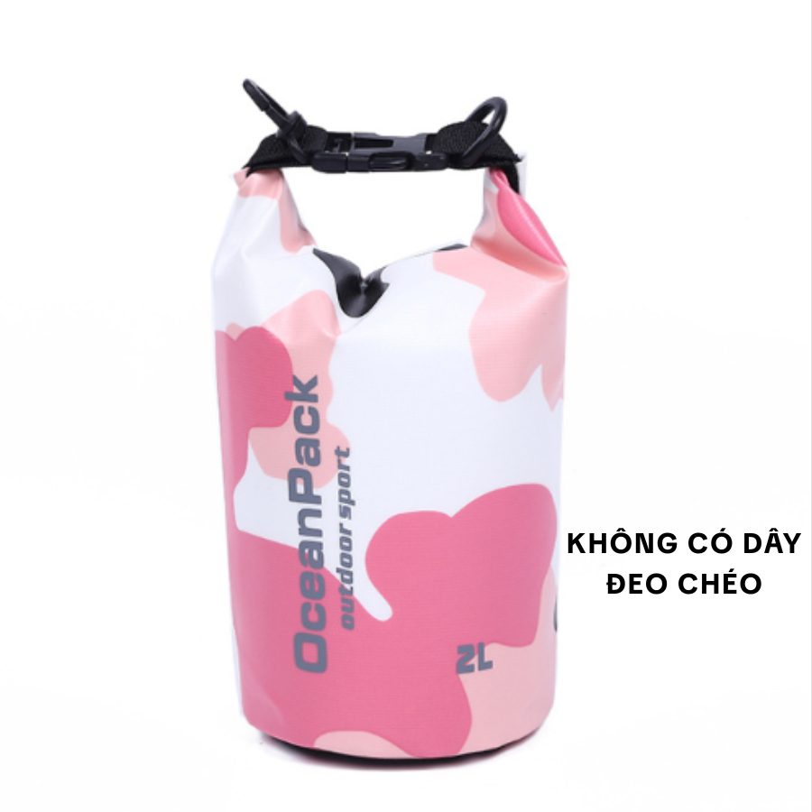 Túi Chống Nước 2L,10L Họa Tiết Rằn Ri – Túi Đựng Đồ Đi Biển, Bơi Lội, Dã Ngoại, Chống Thấm Hiệu Quả