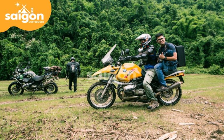 Di chuyển đến cắm trại Nam Cát Tiên bằng phương tiện xe máy