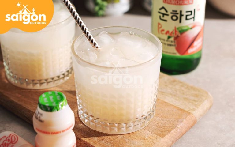 Soju pha Yakult