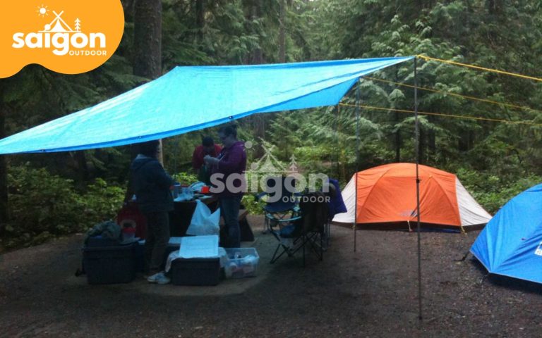 Mẹo phơi khô quần áo khi dã ngoại ngoài trời