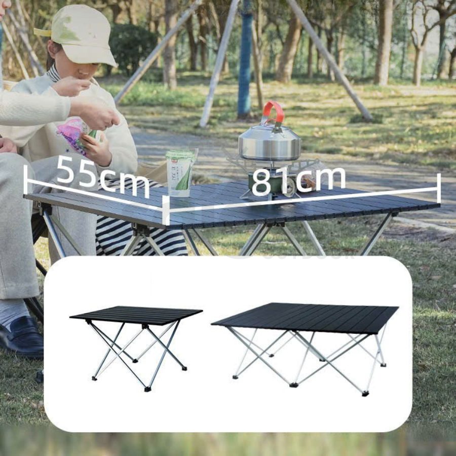 Bàn Dã Ngoại Gấp Gọn Picnic, Bàn Gấp Gọn Mặt Dài Hợp Kim Nhôm Cao Cấp Saigon Outdoor 81cmx55cmx45cm