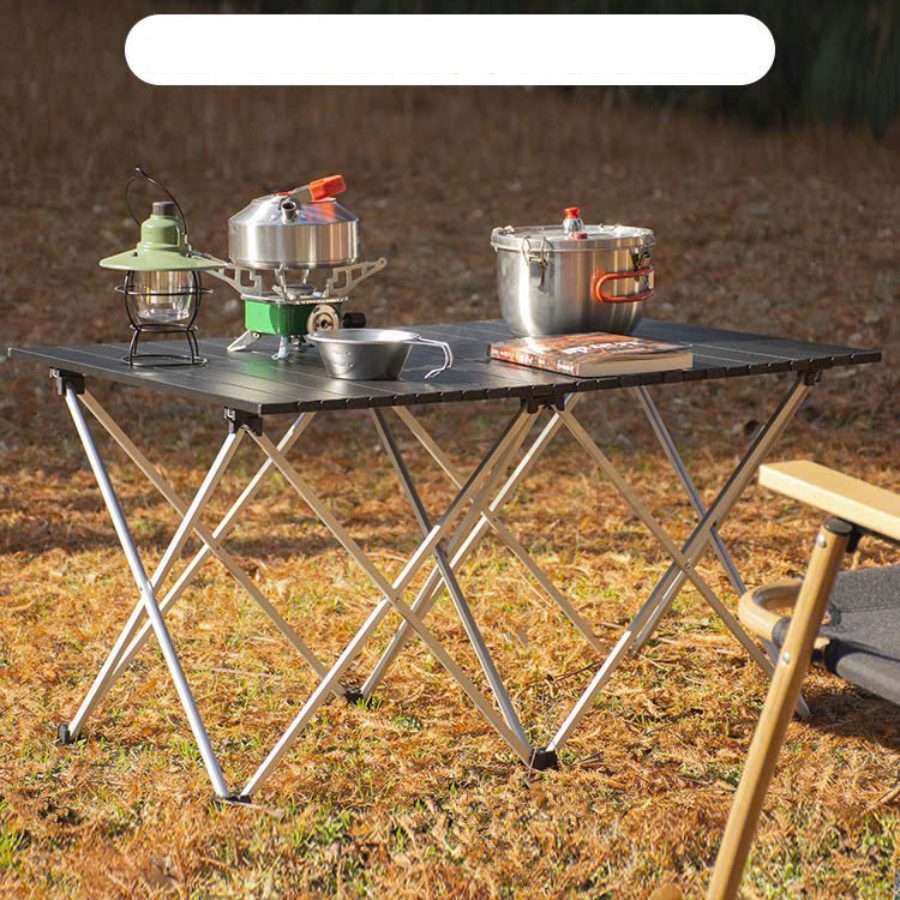 Bàn Dã Ngoại Gấp Gọn Picnic, Bàn Gấp Gọn Mặt Dài Hợp Kim Nhôm Cao Cấp Saigon Outdoor 81cmx55cmx45cm