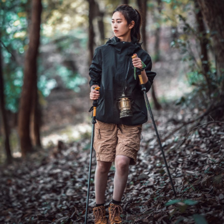 Gậy Leo Núi Trekking, Đi Rừng, Dã ngoại - Gậy đi bộ gấp gọn hợp kim nhôm cao cấp Saigon Outdoor