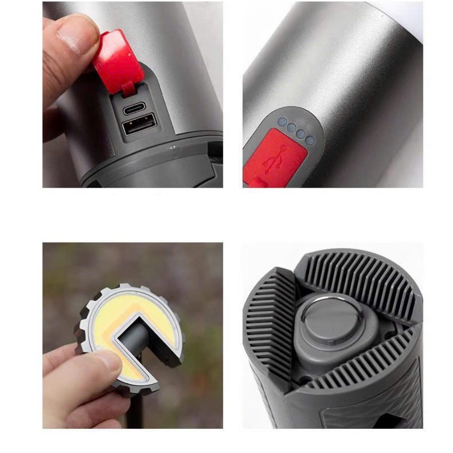 Đèn Cắm Trại Đa Năng Đèn LED Ngoài Trời , Pin Sạc Dự Phòng, Đèn Livestream, Đèn Trang Trí Lều