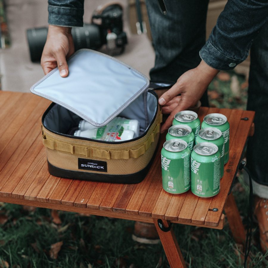 Túi Giữ Nhiệt, Thùng Đá Di Động, Túi Picnic Ngoài Trời Cho Dân Phượt Bằng Vải Oxford Chắc Chắn