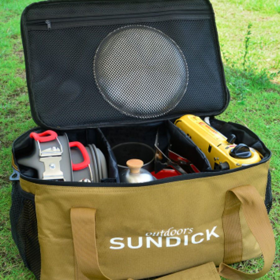 Túi Đựng Bộ Nồi & Bình Gas Mini Cắm Trại – Túi Picnic Chống Va Đập Dung Tích Lớn