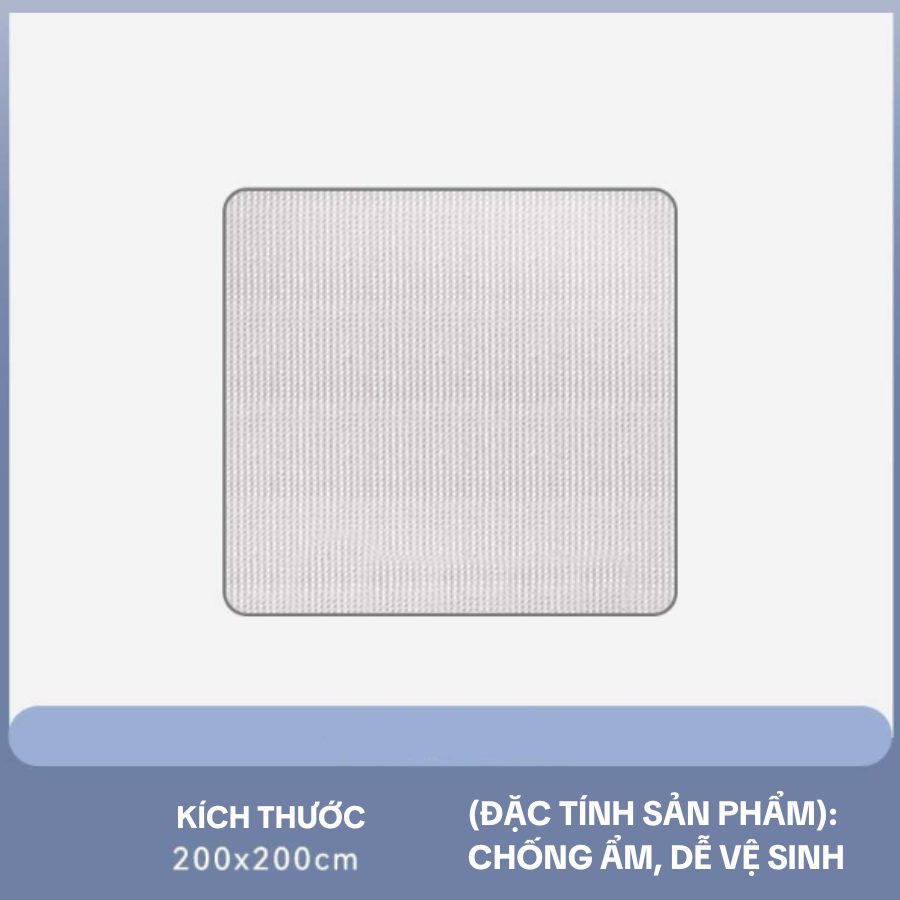 Tấm lót chống ẩm, phụ kiện lều cắm trại ngoài trời, thảm trải picnic du lịch phủ nhôm cách nhiệt