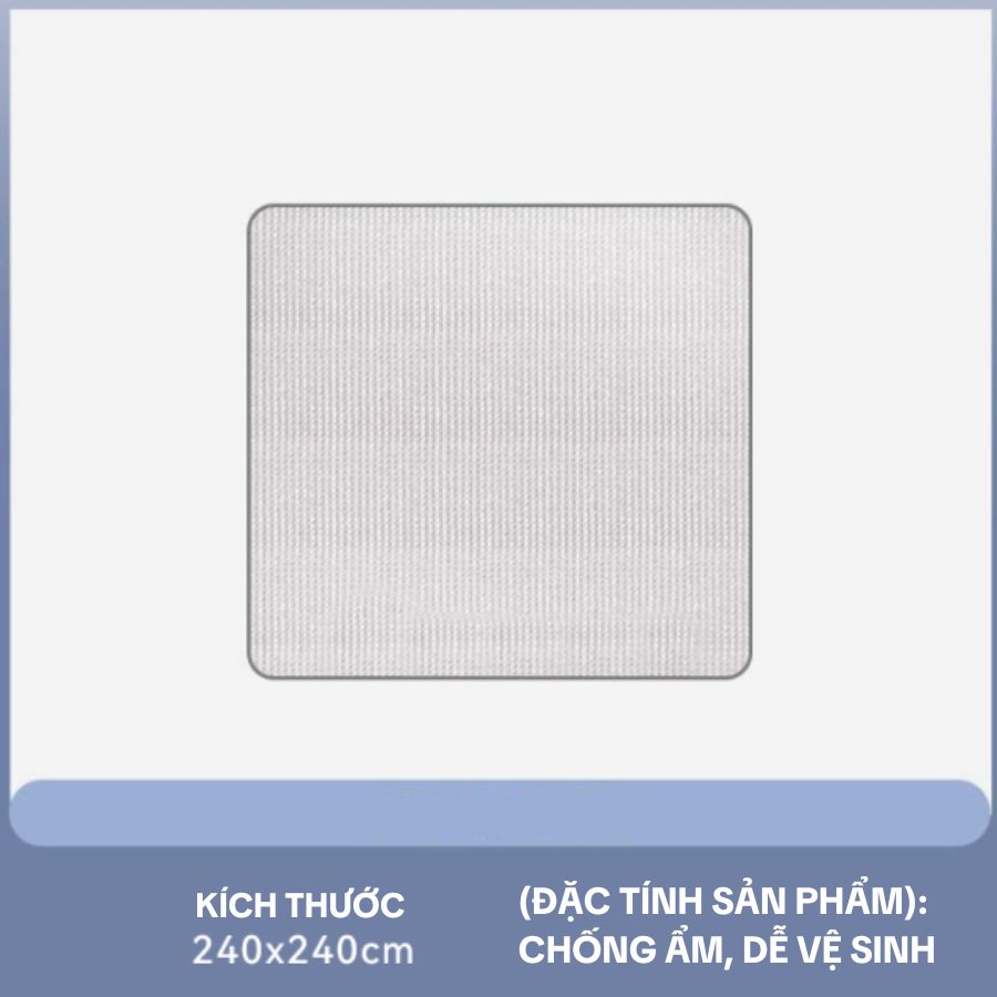 Tấm lót chống ẩm, phụ kiện lều cắm trại ngoài trời, thảm trải picnic du lịch phủ nhôm cách nhiệt