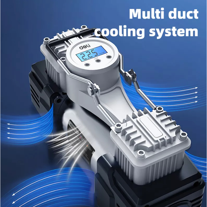 Bơm hơi khí nén chuyên dụng cho ô tô công suất cao 100-180W - Điện áp 12V - Bơm lốp xe ô tô đa năng