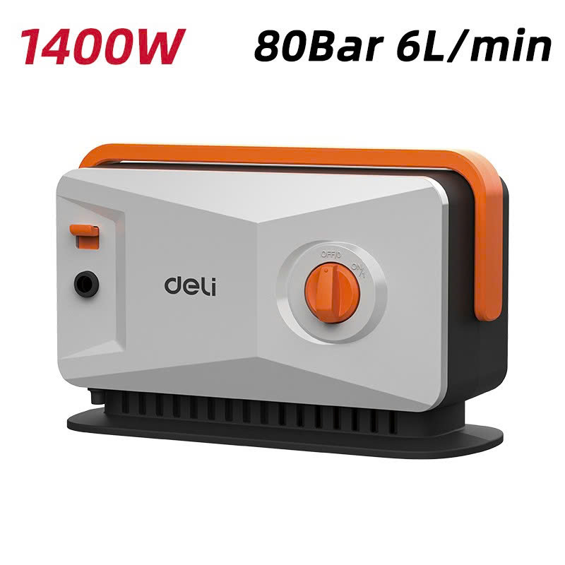 Máy Rửa Xe Mini Deli Dáng Nằm Cao Áp Chính Hãng Rửa Xe Tưới Cây Vệ Sinh Nhà Cửa SAIGON OUTDOOR