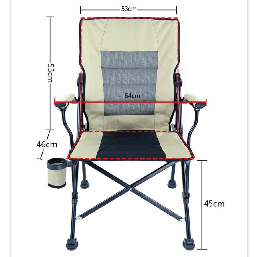 Ghế Gấp Gọn Camping Hợp Kim Nhôm Chống Gỉ, Túi Đựng Tiện Lợi Cao Cấp - Ghế vẽ tranh dạng Sofa