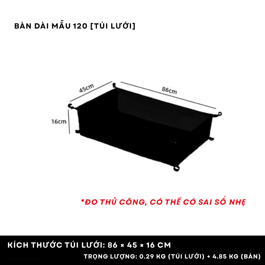 Lưới Gắn Bàn Tiện Lợi 95cm - 120cm