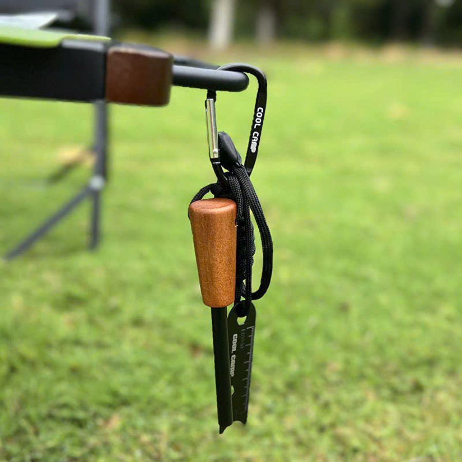 Dụng cụ outdoor đánh lửa COOLCAMP tay gỗ – Phụ kiện tiện ích cho picnic, nướng BBQ - Saigon Outdoor