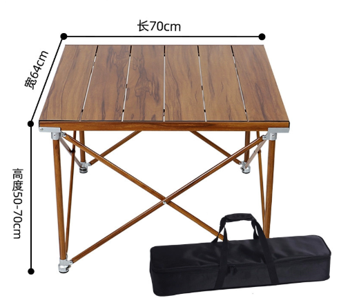 Bàn Dã Ngoại Hợp Kim Nhôm Gấp Gọn Có Túi Đựng Cao Cấp Saigon OutDoor - Chân Bàn Có Thể Nâng Hạ