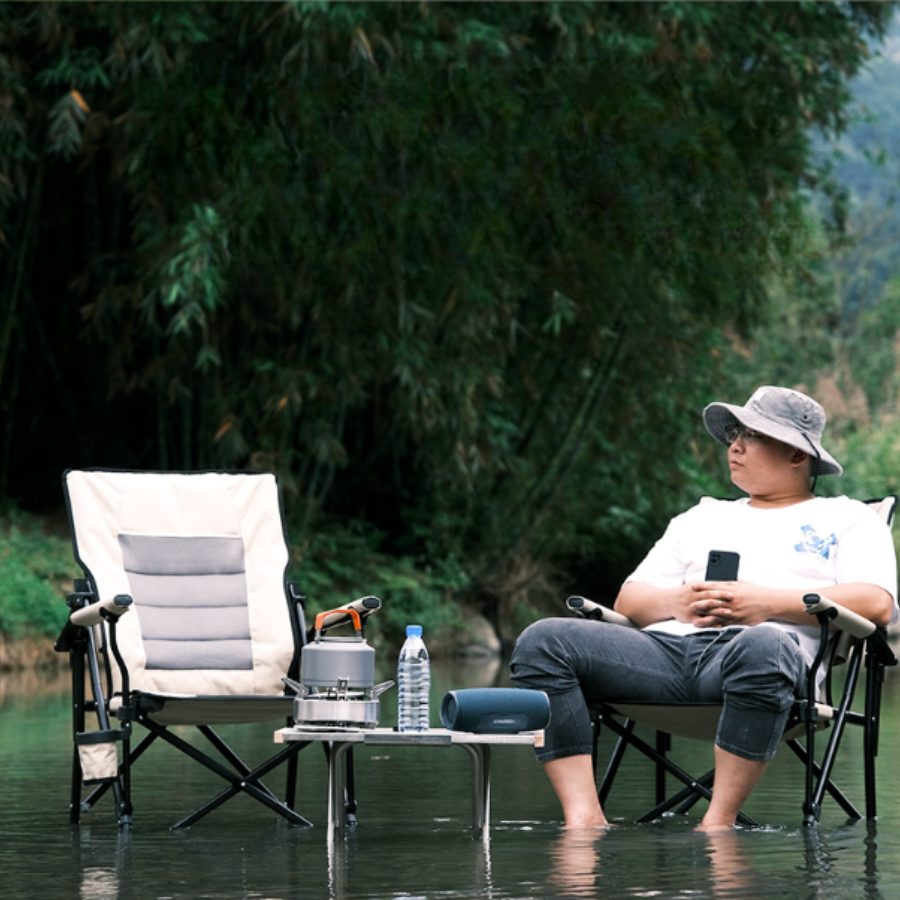 Ghế Gấp Gọn Camping Hợp Kim Nhôm Chống Gỉ, Túi Đựng Tiện Lợi Cao Cấp - Ghế vẽ tranh dạng Sofa