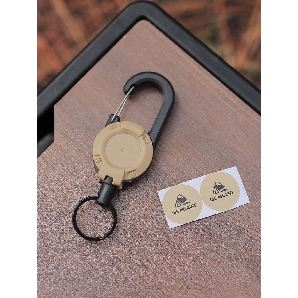 Móc Khóa Dây Rút Có Thể Thu Vào Với Vòng Thép Dụng Cụ Chắc Chắn Siêu Bền Tiện Dụng - SAIGON OUTDOOR