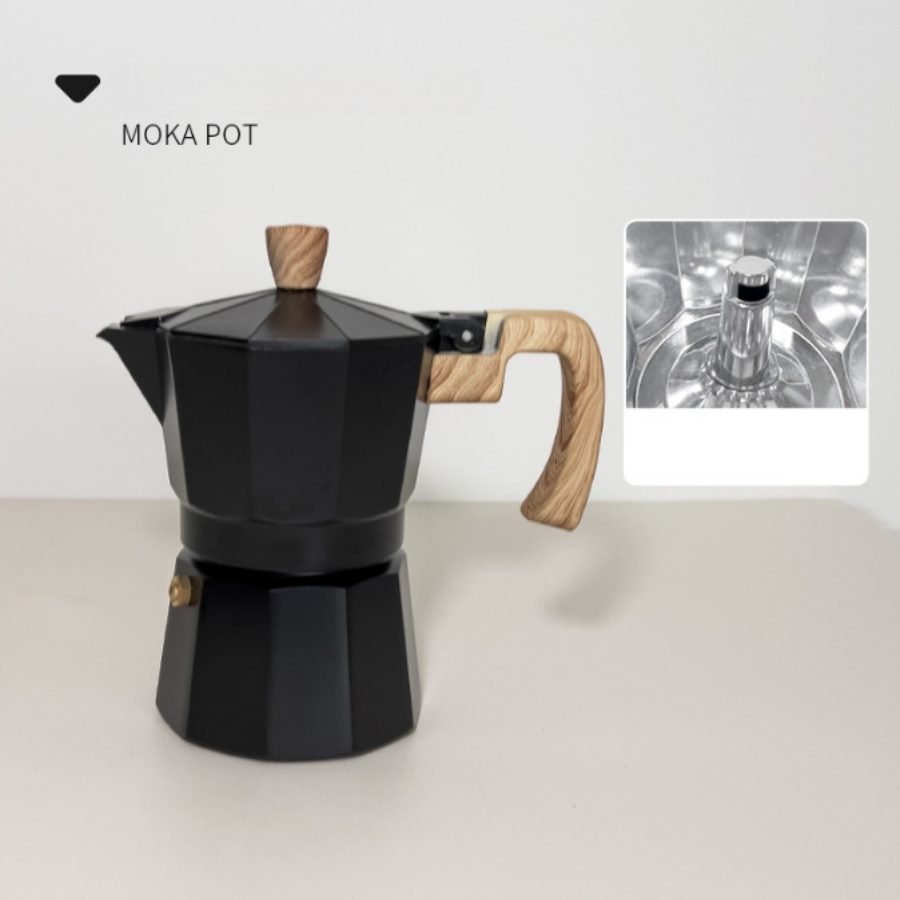 Bình pha cà phê Moka Pot chiết xuất kiểu Ý, cốc lọc, van đơn, bình pha cà phê điện di động Moka Pot