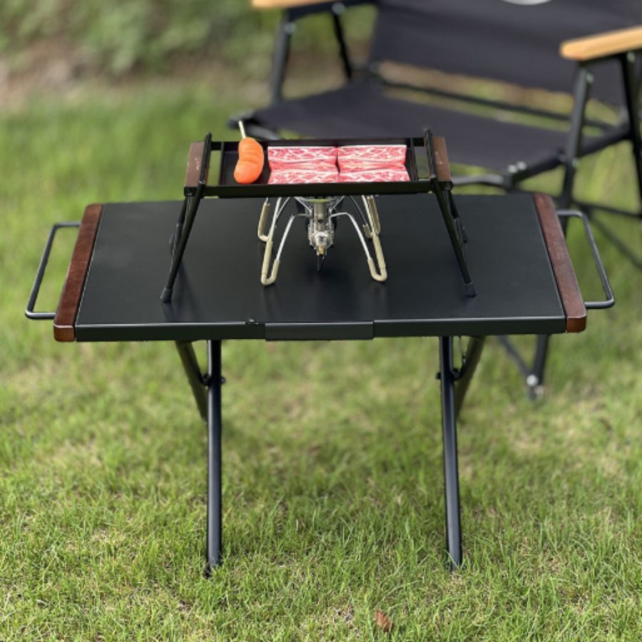 Khay nướng ngoài trời đa năng - Khay nướng thịt BBQ, chảo gang nướng bít tết tiện lợi Saigon Outdoor