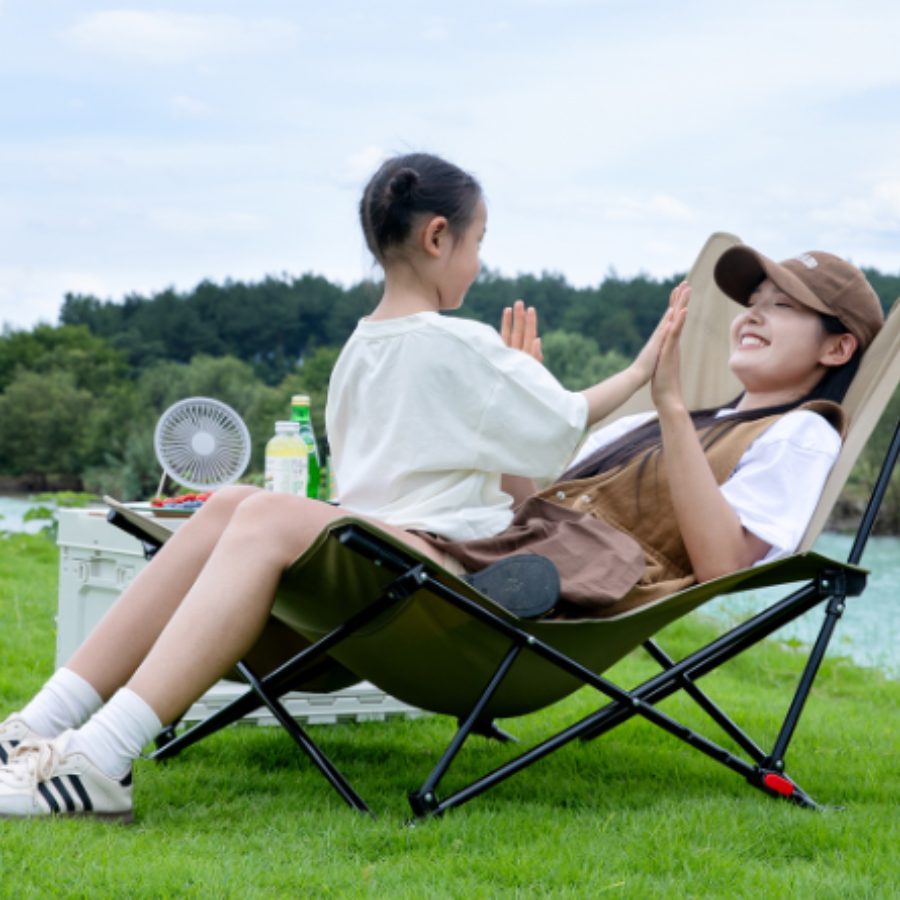 Ghế xếp ngoài trời đa năng – gấp gọn, ngả lưng 4 chế độ – ghế nằm ngủ trưa, cắm trại, đi biển – chân thấp, mặt rộng