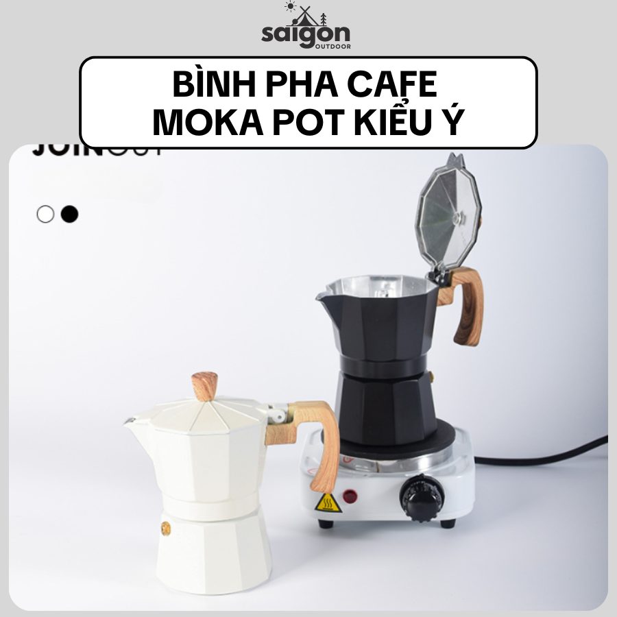 Bình pha cà phê Moka Pot chiết xuất kiểu Ý, cốc lọc, van đơn, bình pha cà phê điện di động Moka Pot