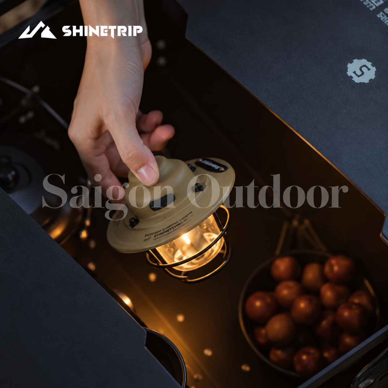 Đèn Lều Cắm Trại ShineTrip Đèn Trang Trí Dã Ngoại, Đèn Treo Sạc Pin Siêu Sáng, Thời Gian Sử Dụng Lâu
