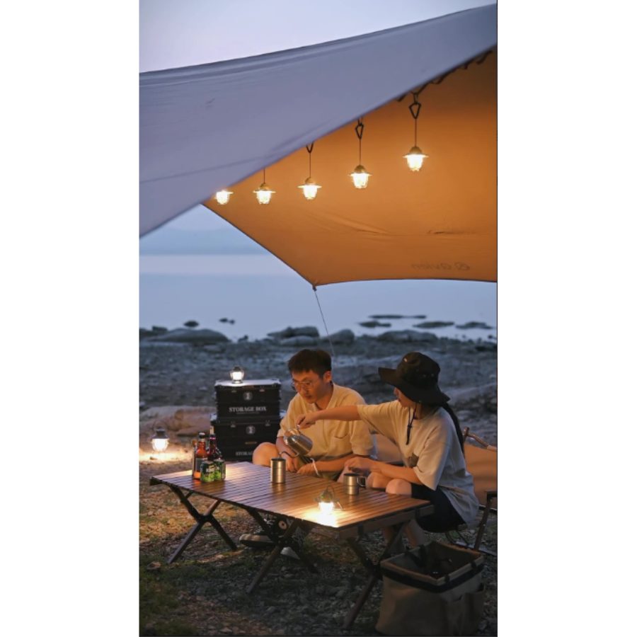 Đèn Lều Cắm Trại ShineTrip Đèn Trang Trí Dã Ngoại, Đèn Treo Sạc Pin Siêu Sáng, Thời Gian Sử Dụng Lâu