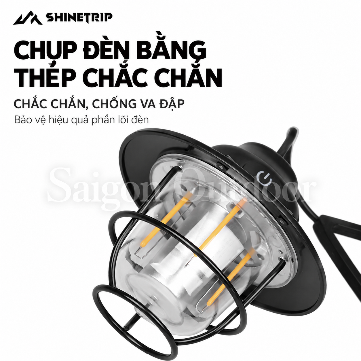 Đèn Lều Cắm Trại ShineTrip Đèn Trang Trí Dã Ngoại, Đèn Treo Sạc Pin Siêu Sáng, Thời Gian Sử Dụng Lâu