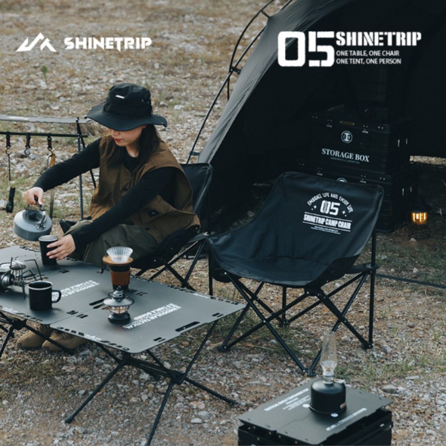 Ghế xếp dã ngoại siêu nhẹ – Ghế gấp câu cá, cắm trại, du lịch, moon chair tiện lợi Shine Trip