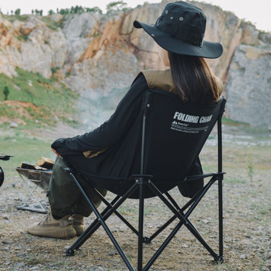 Ghế xếp dã ngoại siêu nhẹ – Ghế gấp câu cá, cắm trại, du lịch, moon chair tiện lợi Shine Trip