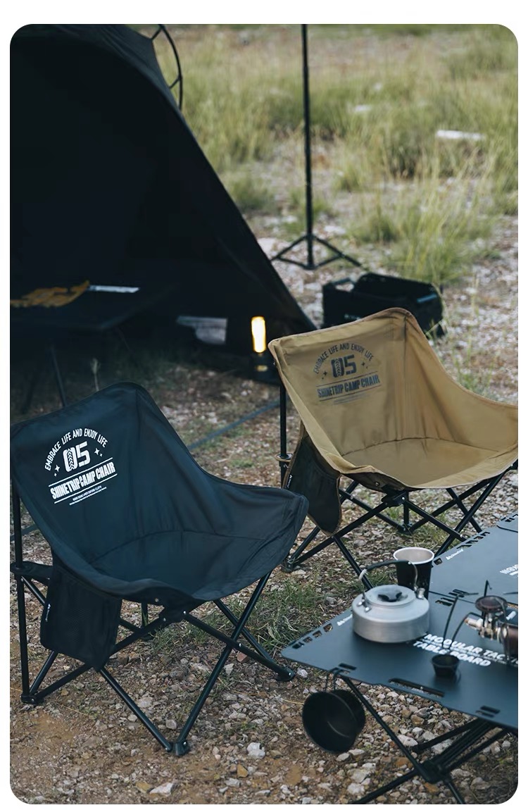 Ghế xếp dã ngoại siêu nhẹ – Ghế gấp câu cá, cắm trại, du lịch, moon chair tiện lợi Shine Trip