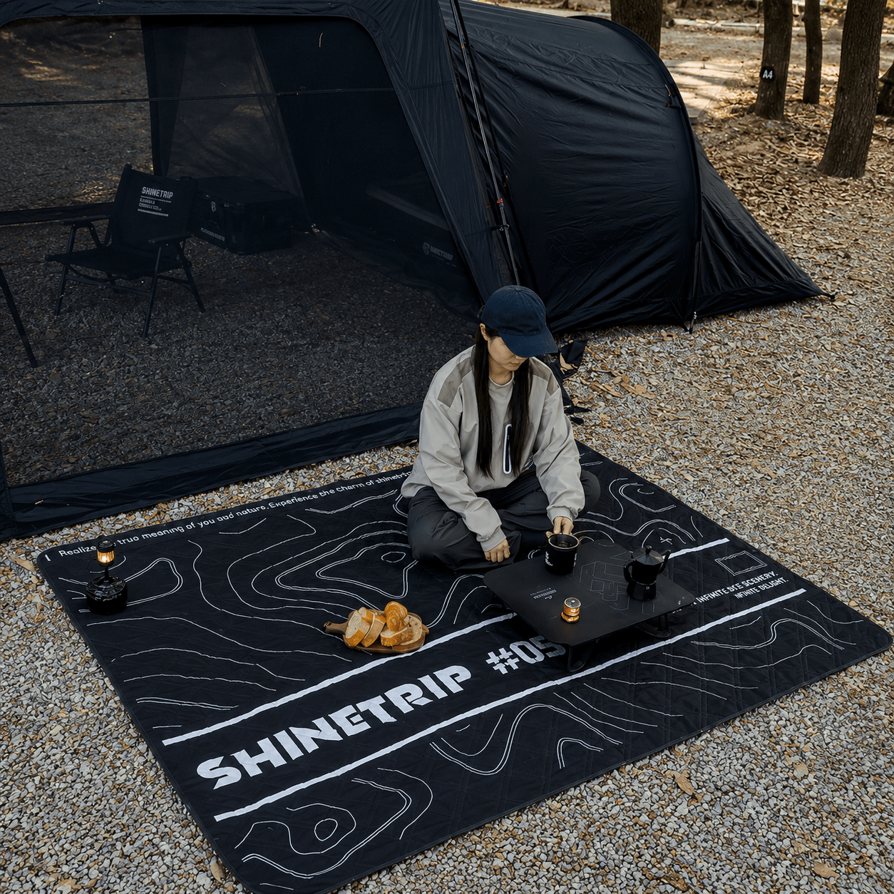 Thảm Dã Ngoại ShineTrip Chống Ẩm Thảm Picnic, Thảm Chống Nước, Thảm Trải Công Viên, Thảm Dã Ngoại Gấp Gọn