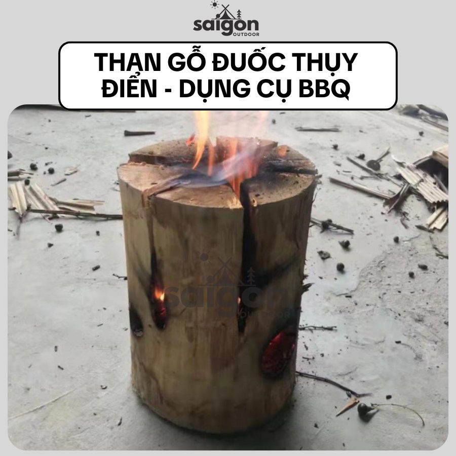 Than Gỗ Đuốc Thụy Điển – Dụng Cụ Nướng BBQ, Dã Ngoại Ngoài Trời Camping, Picnic - Saigon Outdoor