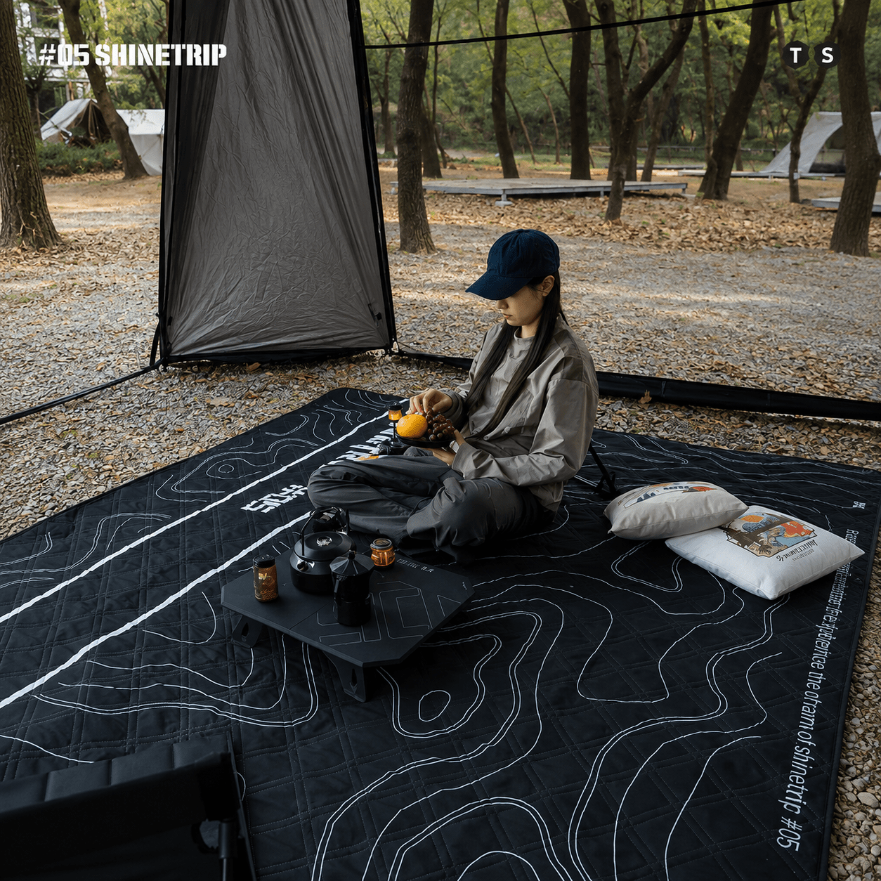 Thảm Dã Ngoại ShineTrip Chống Ẩm Thảm Picnic, Thảm Chống Nước, Thảm Trải Công Viên, Thảm Dã Ngoại Gấp Gọn