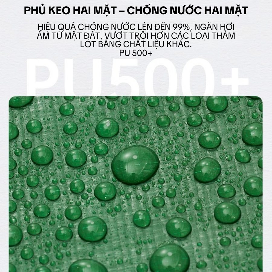 THẢM LÓT LỀU – BẠT TRẢI DÃ NGOẠI CHỐNG NƯỚC HAI MẶT CAO CẤP (PU500+) SAIGON OUTDOOR