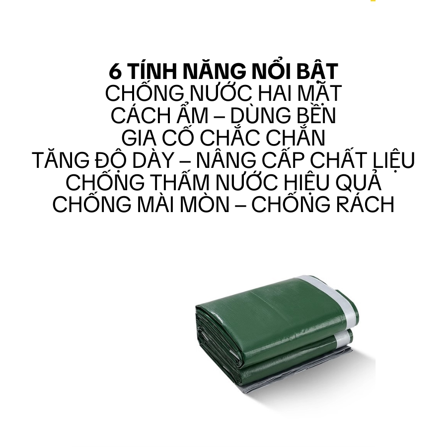 THẢM LÓT LỀU – BẠT TRẢI DÃ NGOẠI CHỐNG NƯỚC HAI MẶT CAO CẤP (PU500+) SAIGON OUTDOOR