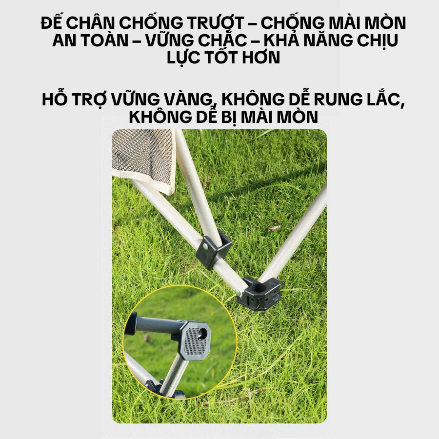 GHẾ GIƯỜNG NẰM - GHẾ GẤP NGOÀI TRỜI – GHẾ NGẢ LƯNG “MẶT TRĂNG” CỠ LỚN 4 CHẾ ĐỘ ĐIỀU CHỈNH SGOD