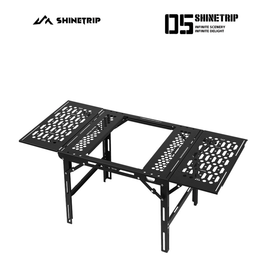 Bàn gấp camping chiến thuật Shinetrip Dark Wing IGT hợp kim nhôm, đa năng, gấp gọn