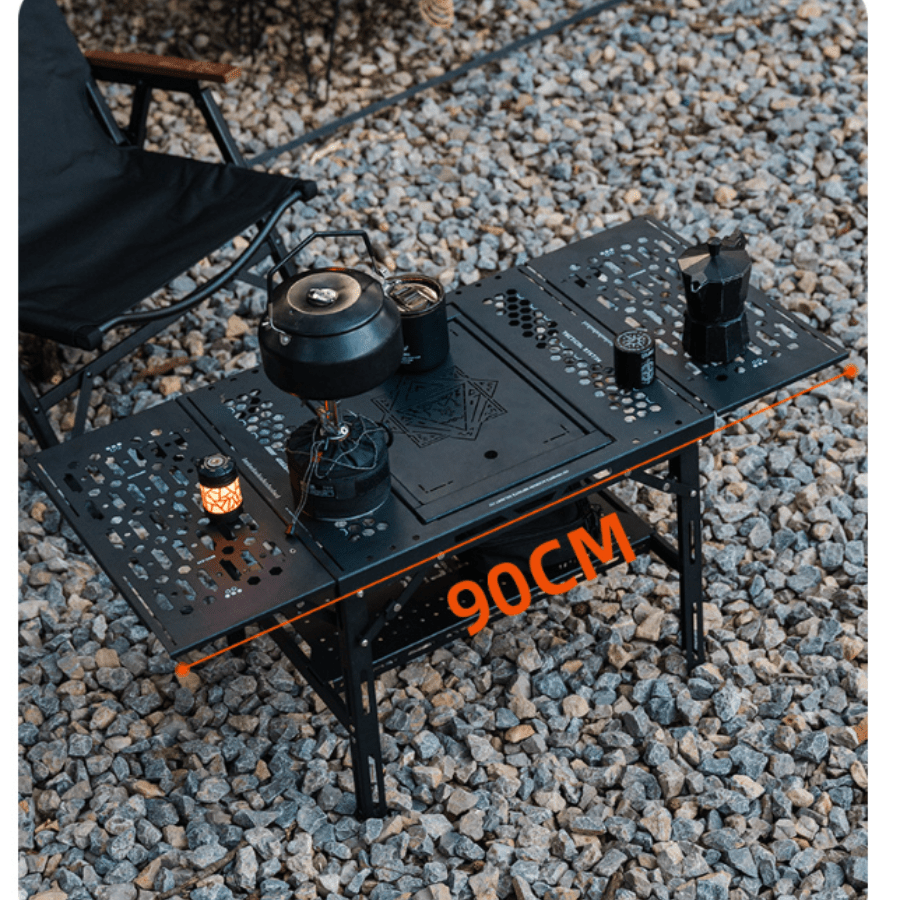 Bàn gấp camping chiến thuật Shinetrip Dark Wing IGT hợp kim nhôm, đa năng, gấp gọn