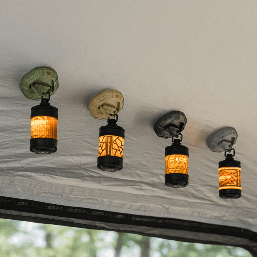 Móc nam châm ShineTrip Đen/Xanh, Dụng cụ treo đồ dã ngoại tiện lợi, chịu lực tốt, dễ mang theo - Saigon Outdoor