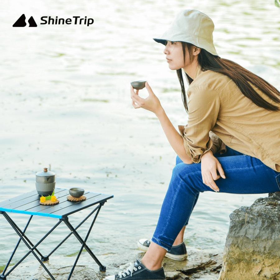 Bàn Gấp Cắm Trại ShineTrip - Size S,M,L - Nhôm Hợp Kim - Gọn Nhẹ, Chịu Lực Tốt - Outdoor Camping Table