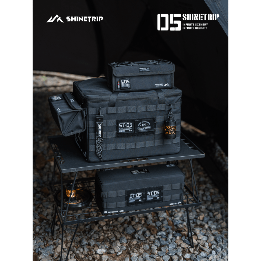 Túi Đựng Đồ ShineTrip 05 Tactical - Túi Camping Đa Năng, Treo Hông Thùng/Ghế, Vải Oxford 600D