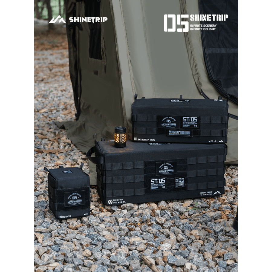 Túi Đựng Đồ ShineTrip 05 Tactical - Túi Camping Đa Năng, Treo Hông Thùng/Ghế, Vải Oxford 600D