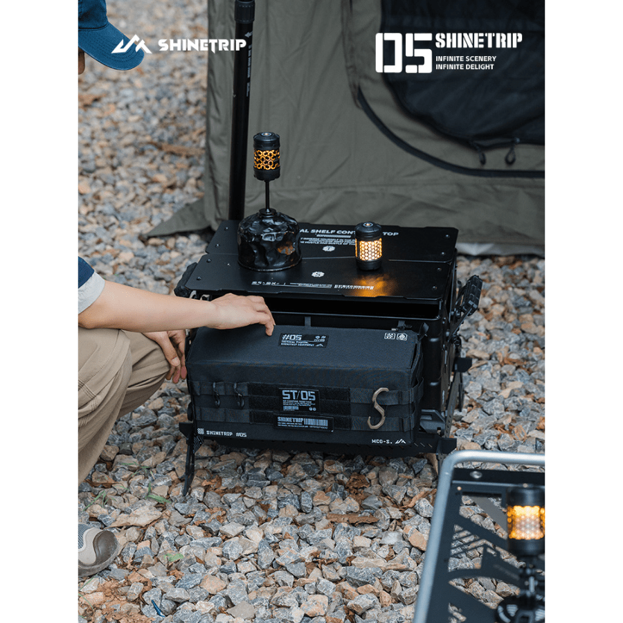 Túi Đựng Đồ ShineTrip 05 Tactical - Túi Camping Đa Năng, Treo Hông Thùng/Ghế, Vải Oxford 600D